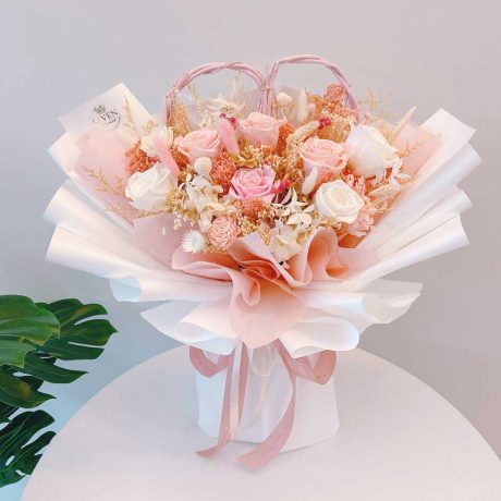 seven florist preseeved flower sweet heart 01a