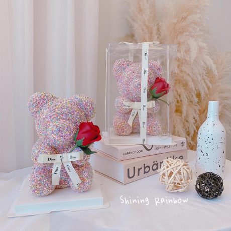seven florist diamond bear rainbow
