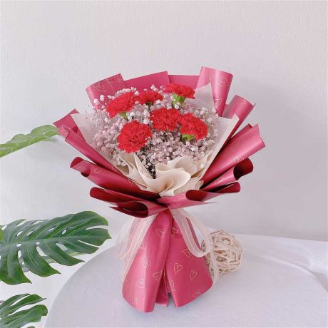 seven florist lovely carnation red 01a