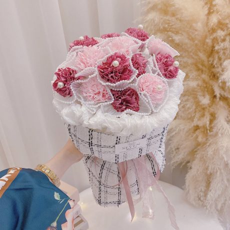 seven florist pearly carnation soap flower mix