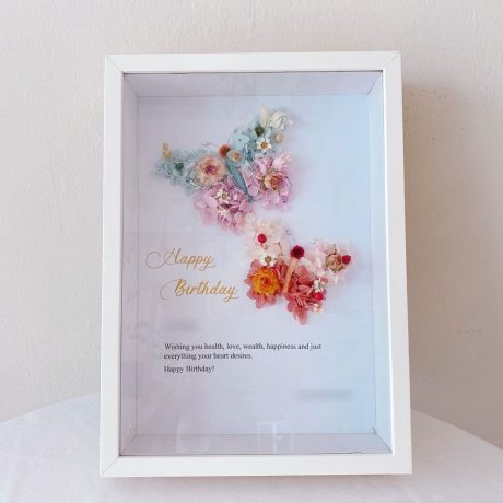 Preserved & Dried Flower Frame - Butterflies (PRE-ORDER)