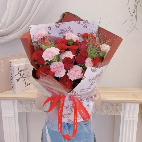 seven florist vermilion posy a (1)
