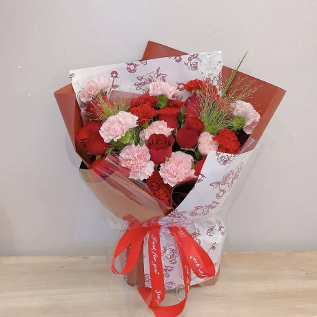 seven florist vermilion posy b (1)